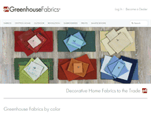 Tablet Screenshot of greenhousefabrics.com